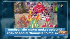 Amritsar kite maker makes colourful kites ahead of 'Namaste Trump' event