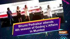 Bhumi Pednekar attends 4th season of Godrej L'Affaire in Mumbai