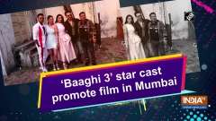 'Baaghi 3' star cast promote film in Mumbai