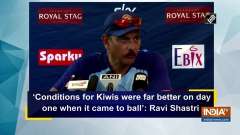 'Conditions for Kiwis were far better on day one when it came to ball': Ravi Shastri