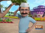 OMG: Kejriwal sings victory song, hee hee has dele maflarwale lala