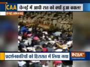 Anti-CAA protestors, police clash in Chennai