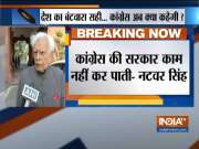 I&rsquo;m glad India was partitioned, says Congress leader Natwar Singh