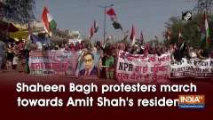 Shaheen Bagh protesters march towards Amit Shah's residence