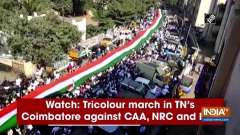 Watch: Tricolour march in TN's Coimbatore against CAA, NRC and NPR