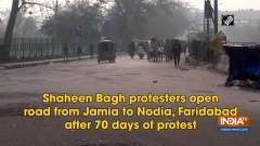 Shaheen Bagh protesters open road from Jamia to Nodia, Faridabad after 70 days of protest