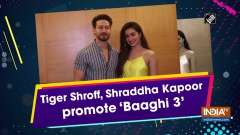 Tiger Shroff, Shraddha Kapoor promote 'Baaghi 3'