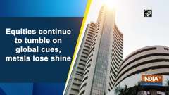 Equities continue to tumble on global cues, metals lose shine
