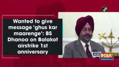 Wanted to give message 'ghus kar maarenge': BS Dhanoa on Balakot airstrike 1st anniversary