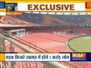 Preparations underway ahead of 'Namaste Trump' event at Motera Stadium