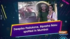 Deepika Padukone, Bipasha Basu spotted in Mumbai