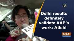 Delhi results definitely validate AAP's work: Atishi