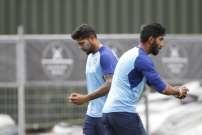 Team India trains hard ahead of second Test against New Zealand