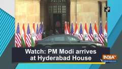 Watch: PM Modi arrives at Hyderabad House