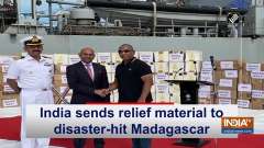 India sends relief material to disaster-hit Madagascar