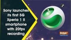 Sony launches its first 5G Xperia 1 II smartphone with 20fps recording