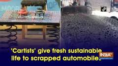 'Cartists' give fresh sustainable life to scrapped automobiles