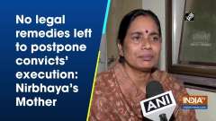 No legal remedies left to postpone convicts' execution: Nirbhaya's Mother