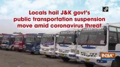 Locals hail JandK govt's public transportation suspension move amid coronavirus threat
