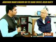 Exclusive: SBI shouldn't be involved in rescuing Yes Bank, says Abhishek Manu Singhvi
