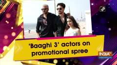 'Baaghi 3' actors on promotional spree