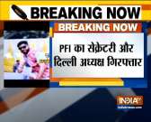 Delhi Police Special Cell arrests PFI president Parvez and Secretary Illiyas