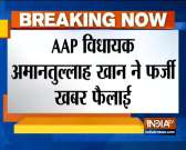 AAP MLA Amanatullah Khan spreads fake news by posting fire video on Twitter