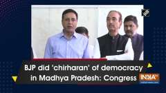 BJP did 'chirharan' of democracy in Madhya Pradesh: Congress