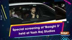 Special screening of 'Baaghi 3' held at Yash Raj Studios