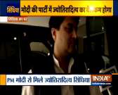 Jyotiraditya Scindia arrives at his residence in Delhi