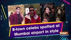 B-town celebs spotted at Mumbai airport in style