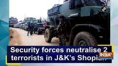 Security forces neutralise 2 terrorists in J-K's Shopian