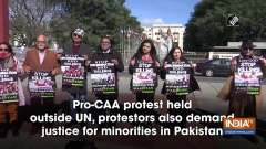 Pro-CAA protest held outside UN, protestors also demand justice for minorities in Pakistan