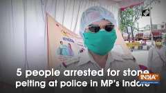 5 people arrested for stone pelting at police in MP's Indore