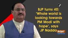 BJP turns 40: 'Whole world is looking towards PM Modi with hope', says JP Nadda