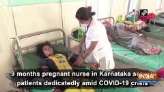 9 months pregnant nurse in Karnataka serves patients dedicatedly amid COVID-19 crisis