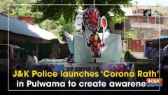 JandK Police launches 'Corona Rath' in Pulwama to create awareness