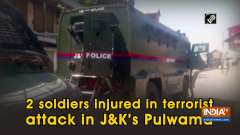 2 soldiers injured in terrorist attack in JandK's Pulwama
