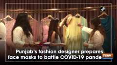 Punjab's fashion designer prepares face masks to battle COVID-19 pandemic