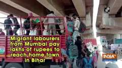 Migrant workers head towards hometown in West Bengal on cycle
