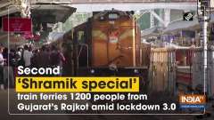 Second 'Shramik special' train ferries 1200 people from Gujarat's Rajkot amid lockdown 3.0