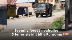Security forces neutralize 3 terrorists in JandK's Pulwama
