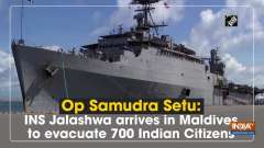 WOp Samudra Setu: INS Jalashwa arrives in Maldives to evacuate 700 Indian Citizens