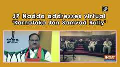 JP Nadda addresses virtual 'Karnataka Jan Samvad Rally'