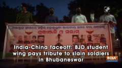India-China faceoff: BJD student wing pays tribute to slain soldiers in Bhubaneswar