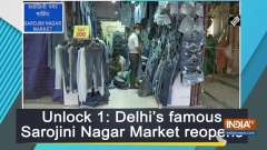 Unlock 1: Delhi's famous Sarojini Nagar Market reopens
