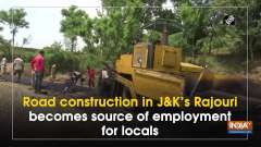 Road construction in JK's Rajouri becomes source of employment for locals