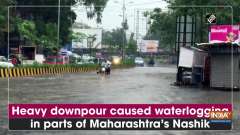 Heavy downpour caused waterlogging in parts of Maharashtra's Nashik