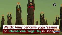 Watch: Army performs yoga 'asanas' on International Yoga Day in Srinagar