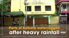 Parts of Kolkata water-logged after heavy rainfall